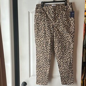 Crown & Ivy Animal Print Pants